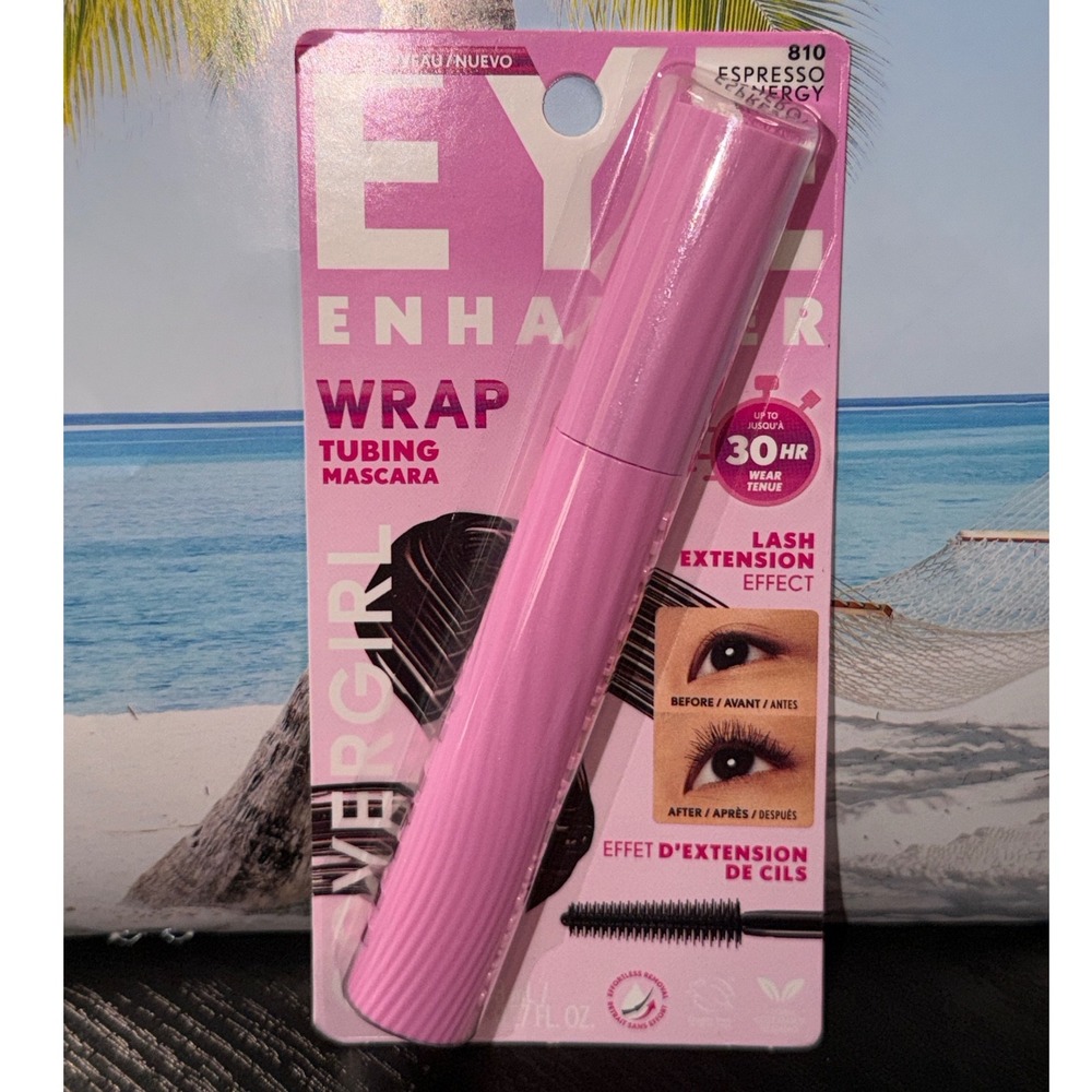 Covergirl Eye Enhancer Wrap Tubing Mascara 810 Espresso Energy Dark Brown NEW